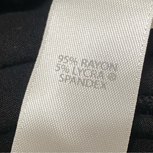 J Jill Wearever Black Layered Crochet Trim Sleeveless Dress XS Travel Boho - Picture 7 of 9